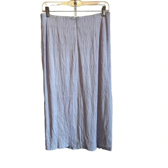 MM LaFleur NWT Willoughby Pleat Jersey Skirt in Chambray‎ Size 4 Career Classic - Picture 4 of 10
